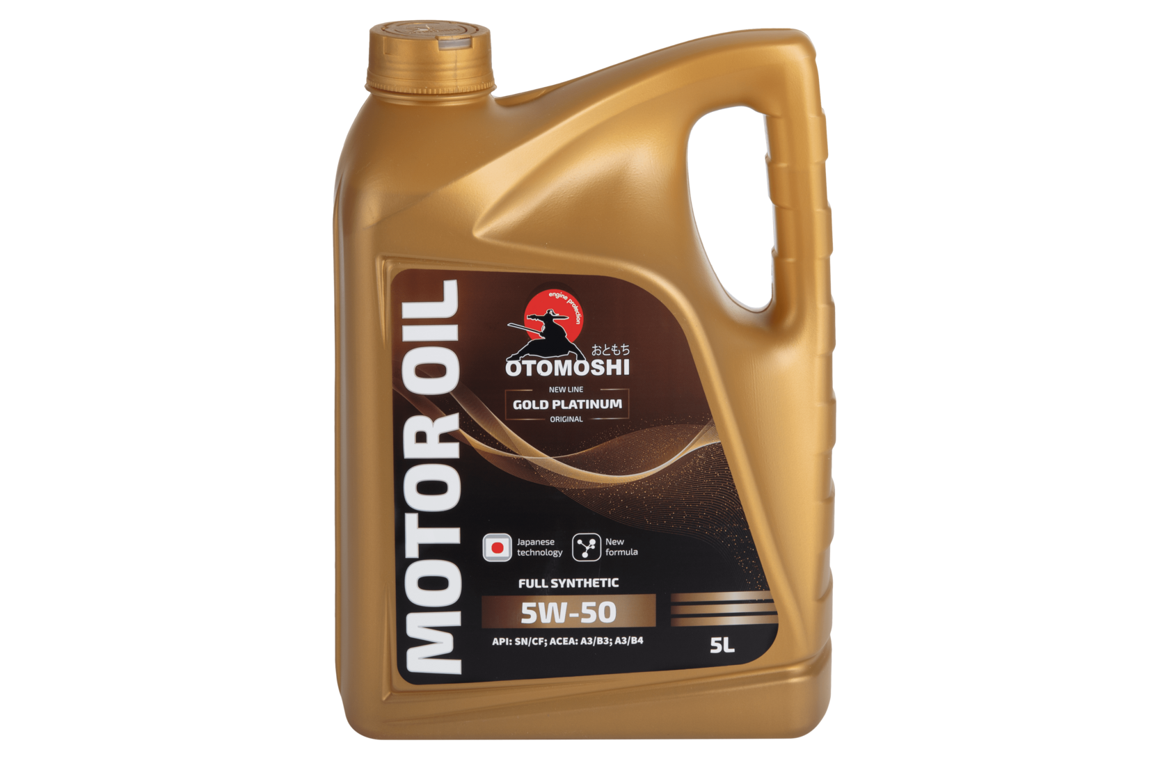 Универсальное моторное масло OTOMOSHI GOLD PLATINUM 5W-50 - 5 л