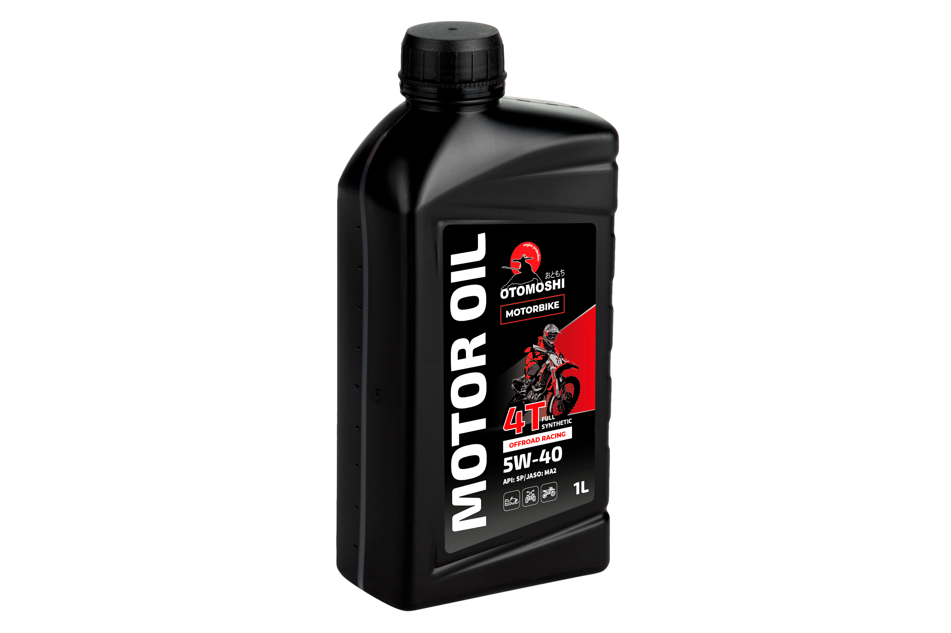 Моторное масло OTOMOSHI Motorbike 4T Offroad Racing 5W-40 - 1 л