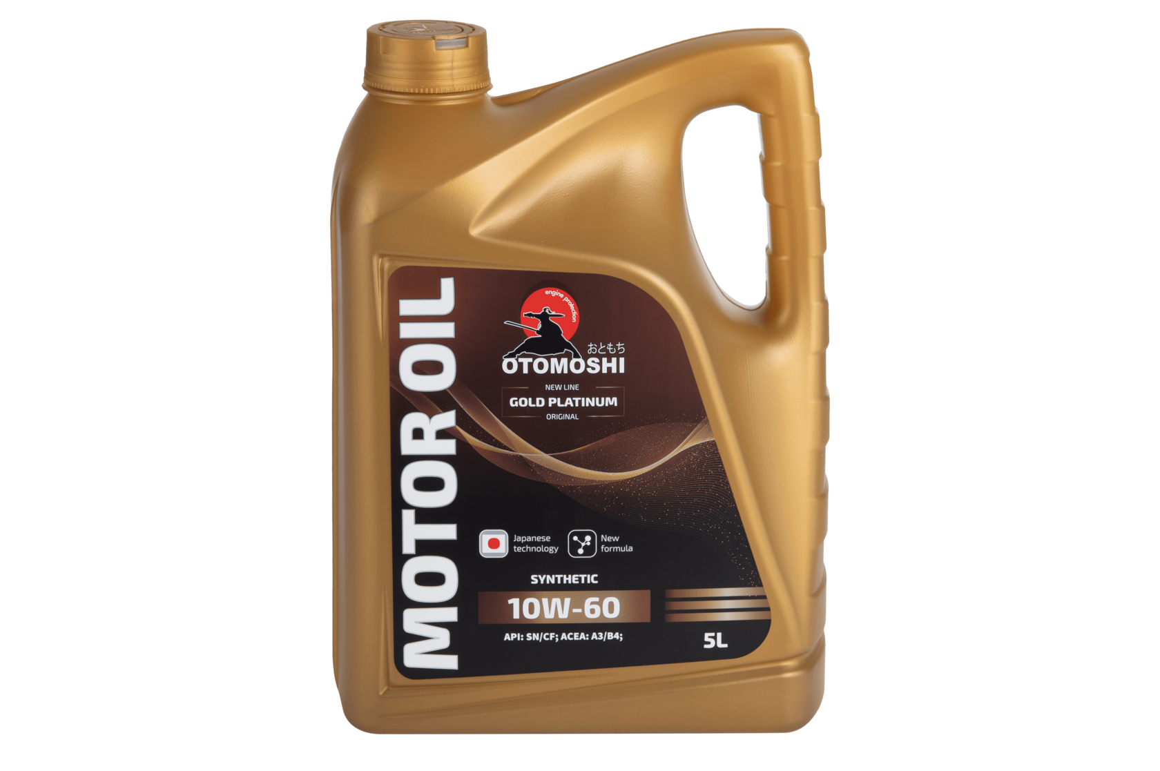 Универсальное моторное масло OTOMOSHI GOLD PLATINUM 10W-60 - 5 л