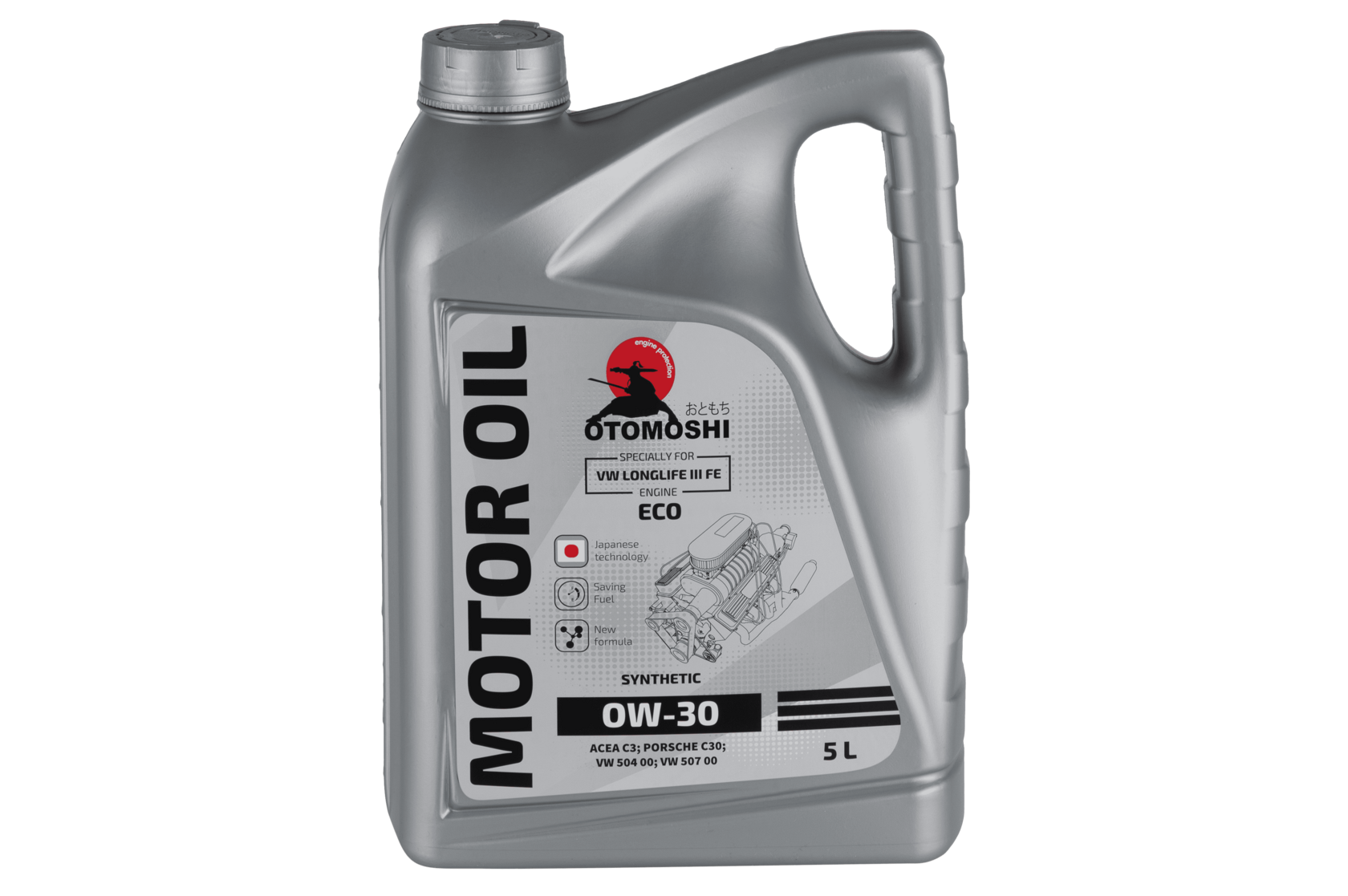Моторное масло 0W-30 OTOMOSHI ECO for VW LongLife III FE - 5 л