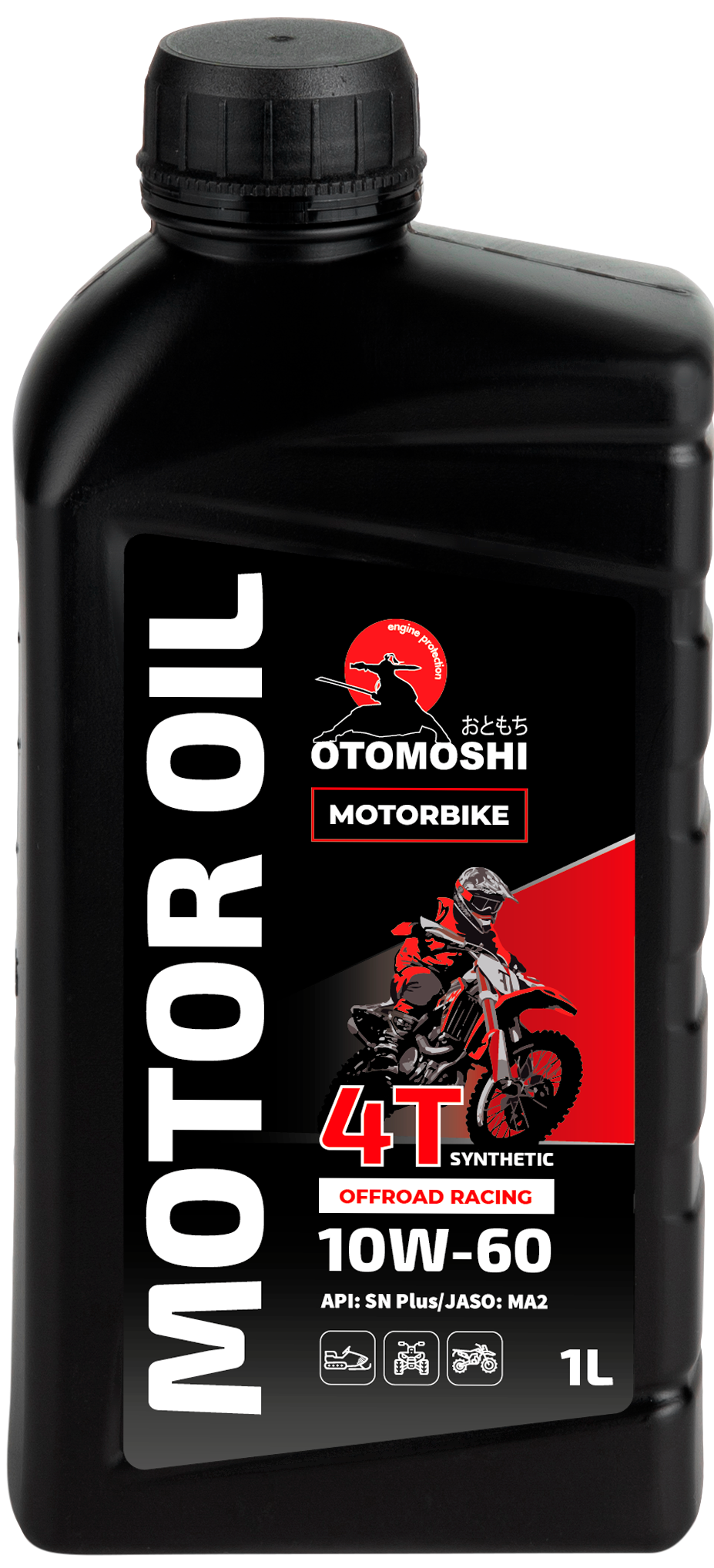 Моторное масло OTOMOSHI Motorbike 4T Offroad Racing 10W-60 - 1 л