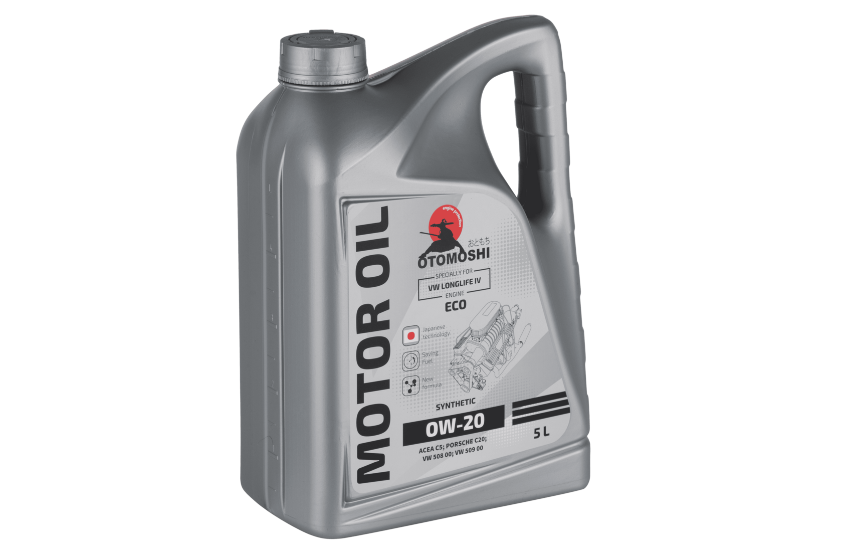 Моторное масло 0W-20 OTOMOSHI ECO for VW LongLife IV - 5 л
