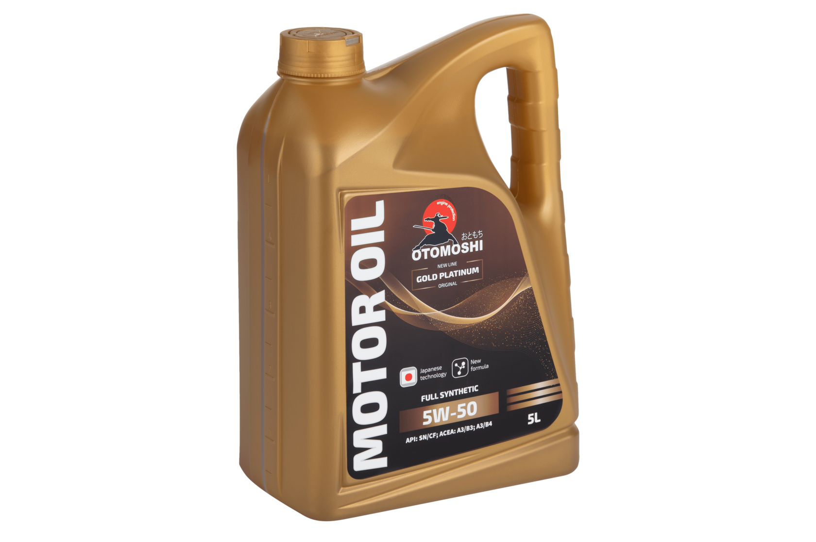 Универсальное моторное масло OTOMOSHI GOLD PLATINUM 5W-50 - 5 л