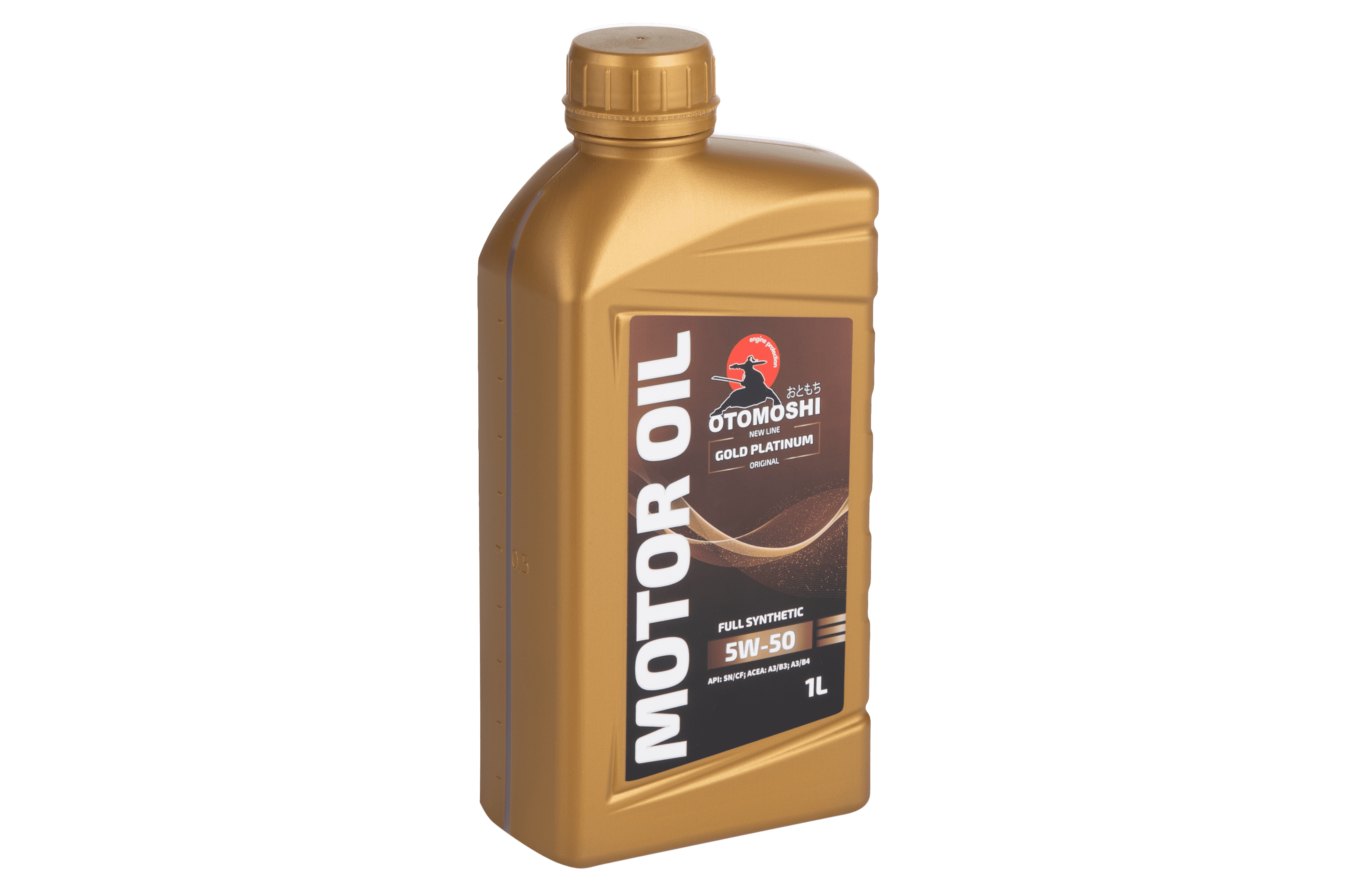 Универсальное моторное масло OTOMOSHI GOLD PLATINUM 5W-50 - 1 л