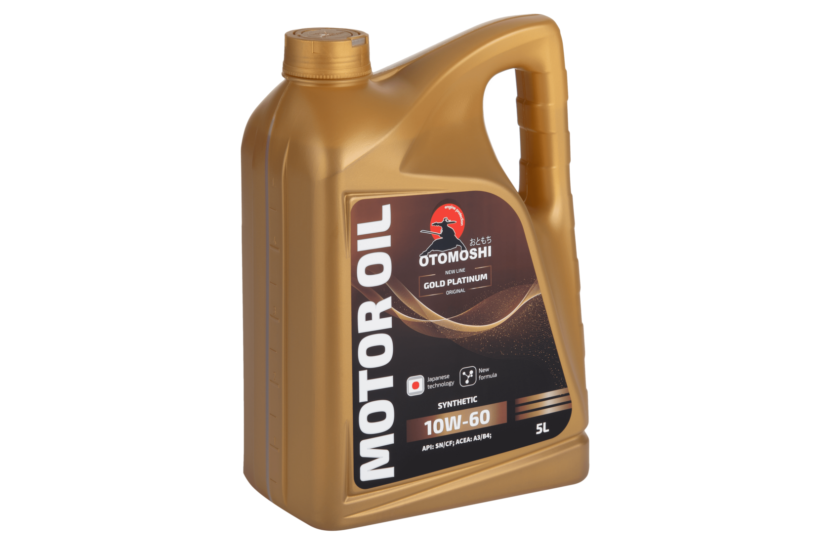 Универсальное моторное масло OTOMOSHI GOLD PLATINUM 10W-60 - 5 л